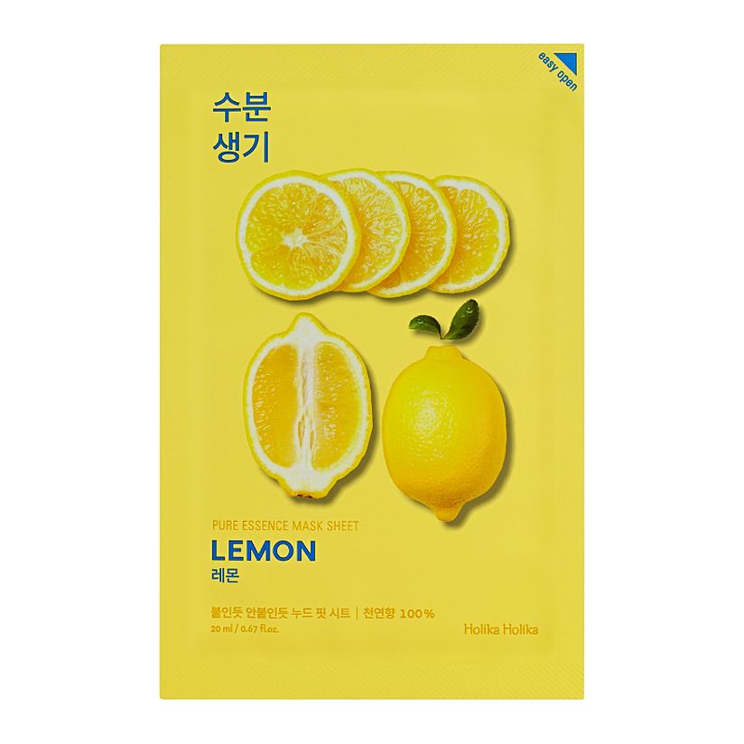 Holika Holika Pure Essence Mask Sheet - Zitrone